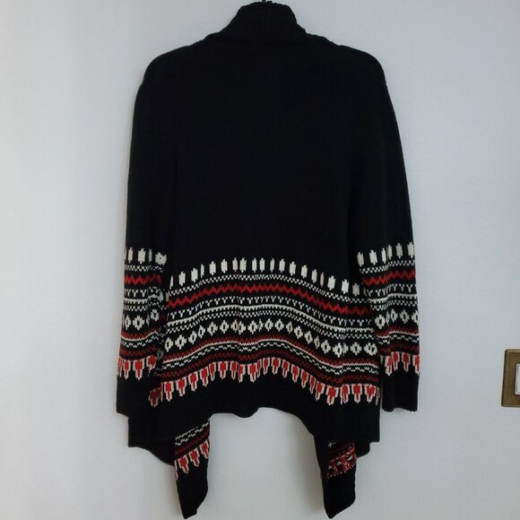 Lauren Ralph Lauren Plus Size Fair Isle Cotton Shawl Collar Cardigan Size 2X - Picture 7 of 16